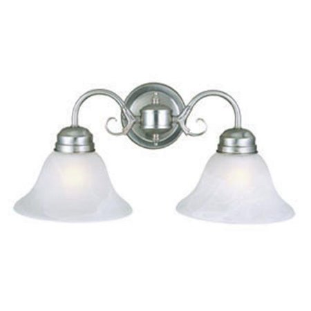 CLING Millbridge 2-Light Wall Sconce; Satin Nickel Finish CL272292